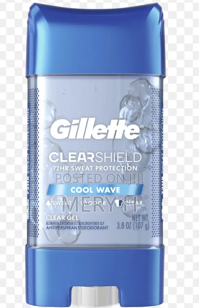 Gillette Clear Gel Deodorant–Cool Wave/Clear Shield(107g,Usa