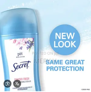 Photo - Secret Invisible Solid Deodorant – Powder Fresh (Usa)