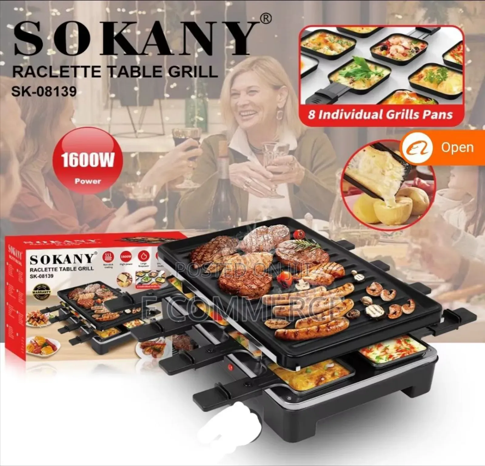 Sokany Raclette Table Grill