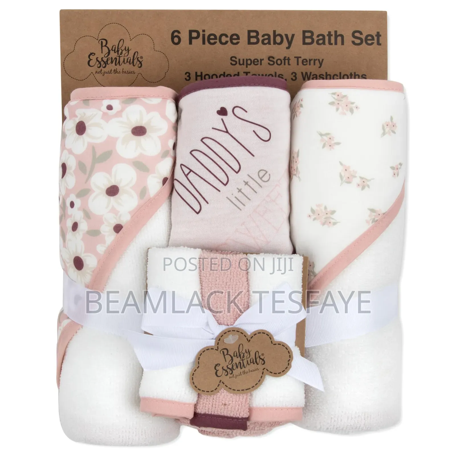 3 Piece Hooded Towel, 3 Piece Washcloths