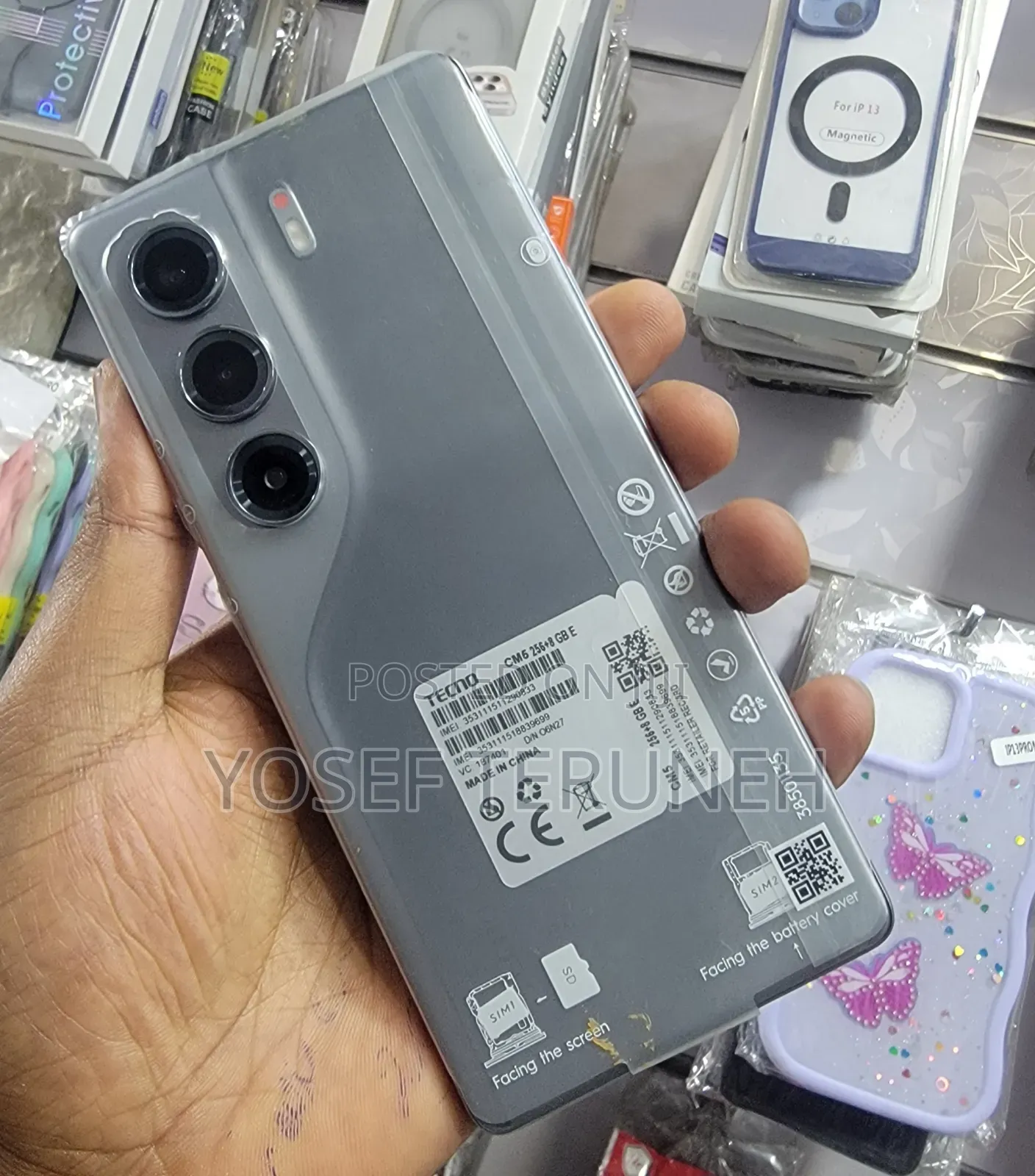 New Tecno Camon 40 256 GB Gray