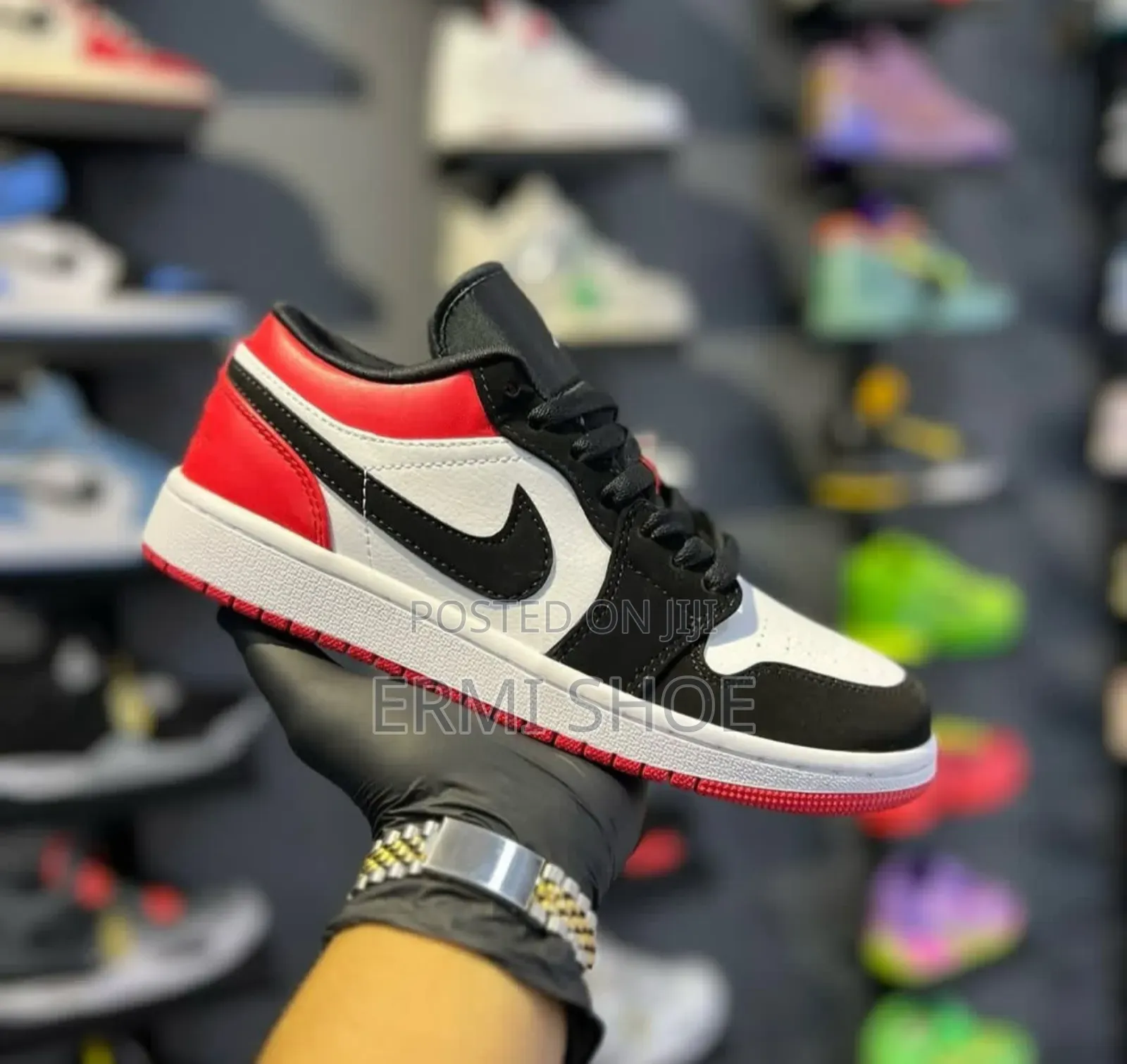 Jordan 1 Low Shiner and Leather