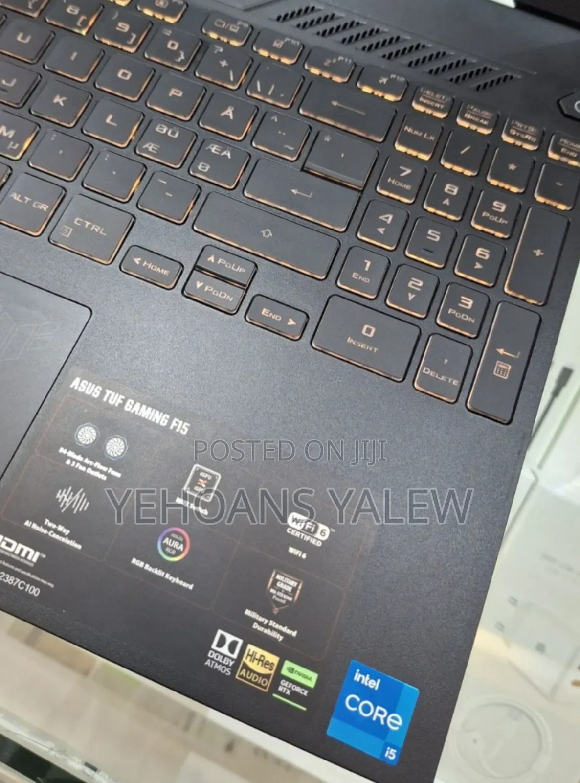 New Laptop Asus TUF Gaming A15 16GB Intel Core I5 SSD 512GB