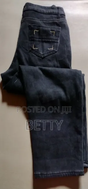 Black Straight Jeans