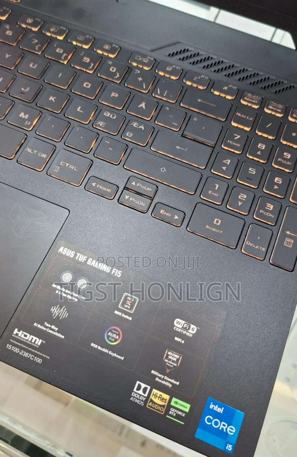 New Laptop Asus TUF Gaming A15 16GB Intel Core I5 SSD 512GB