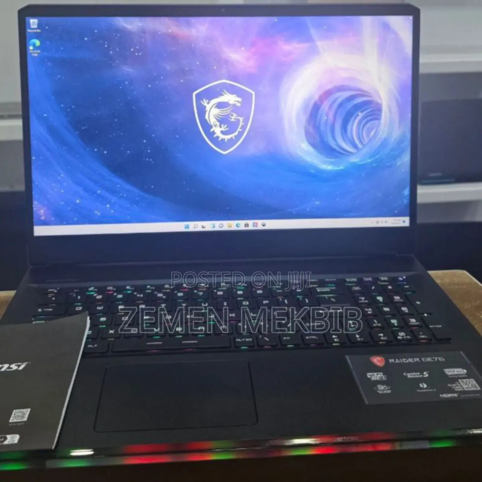 New Laptop MSI GF63 16GB Intel Core I9 SSD 1T