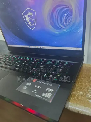 New Laptop MSI 16GB Intel Core I9 SSD 1T