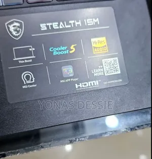 New Laptop MSI Stealth 16 AI Studio 16GB Intel Core I7 SSD 1T