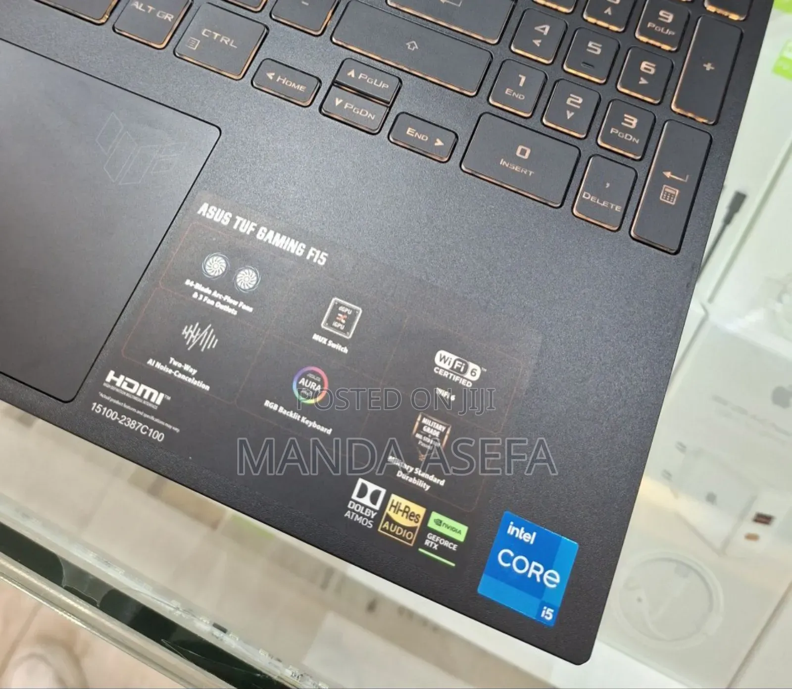 New Laptop Asus TUF Gaming A15 16GB Intel Core I5 SSD 512GB