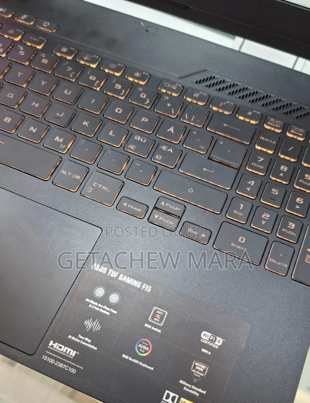 New Laptop Asus TUF Gaming A15 16GB Intel Core I5 SSD 512GB