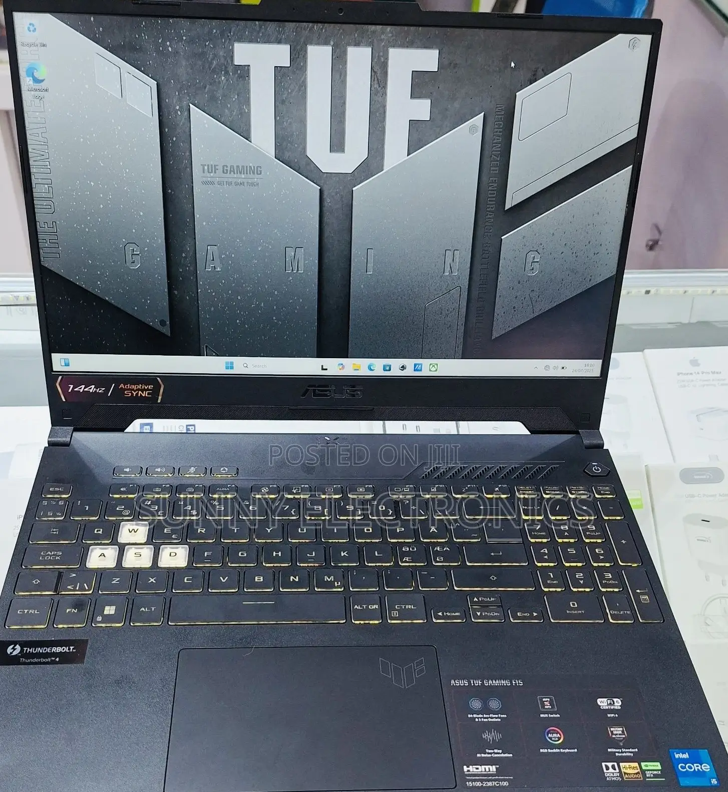 New Laptop Asus TUF Gaming A15 16GB Intel Core I5 SSD 512GB