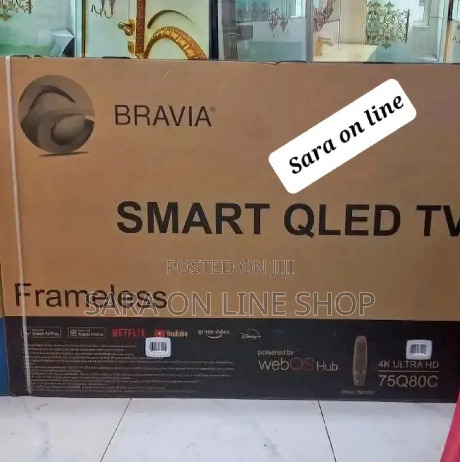 Bravia 75" Framless Smart Qled Tv
