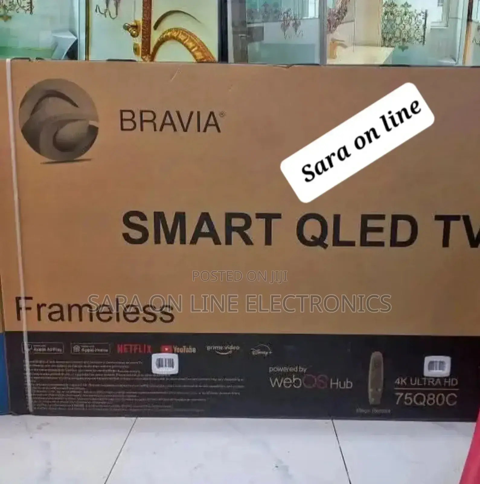 Bravia 75" Framless Smart Qled Tv