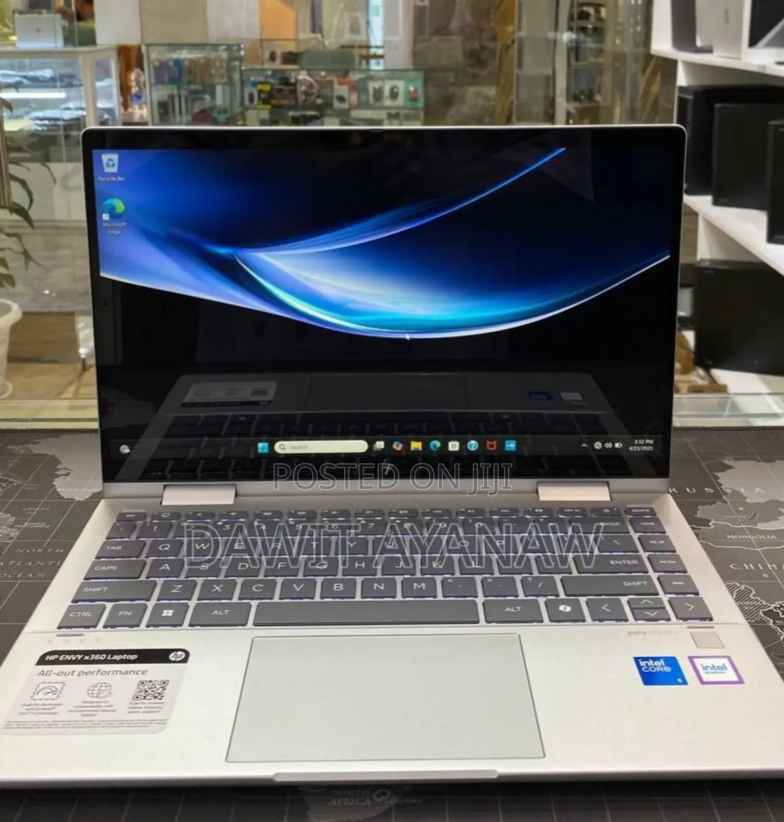 New Laptop HP Envy X360 16GB SSD 512GB