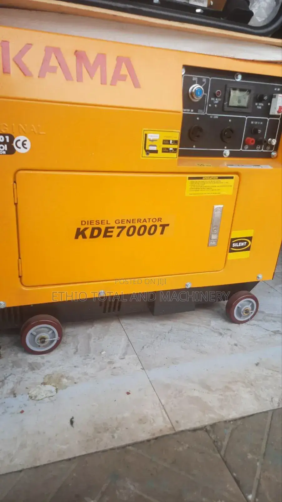 Kama Kde7000t Silent Diesel Generator.