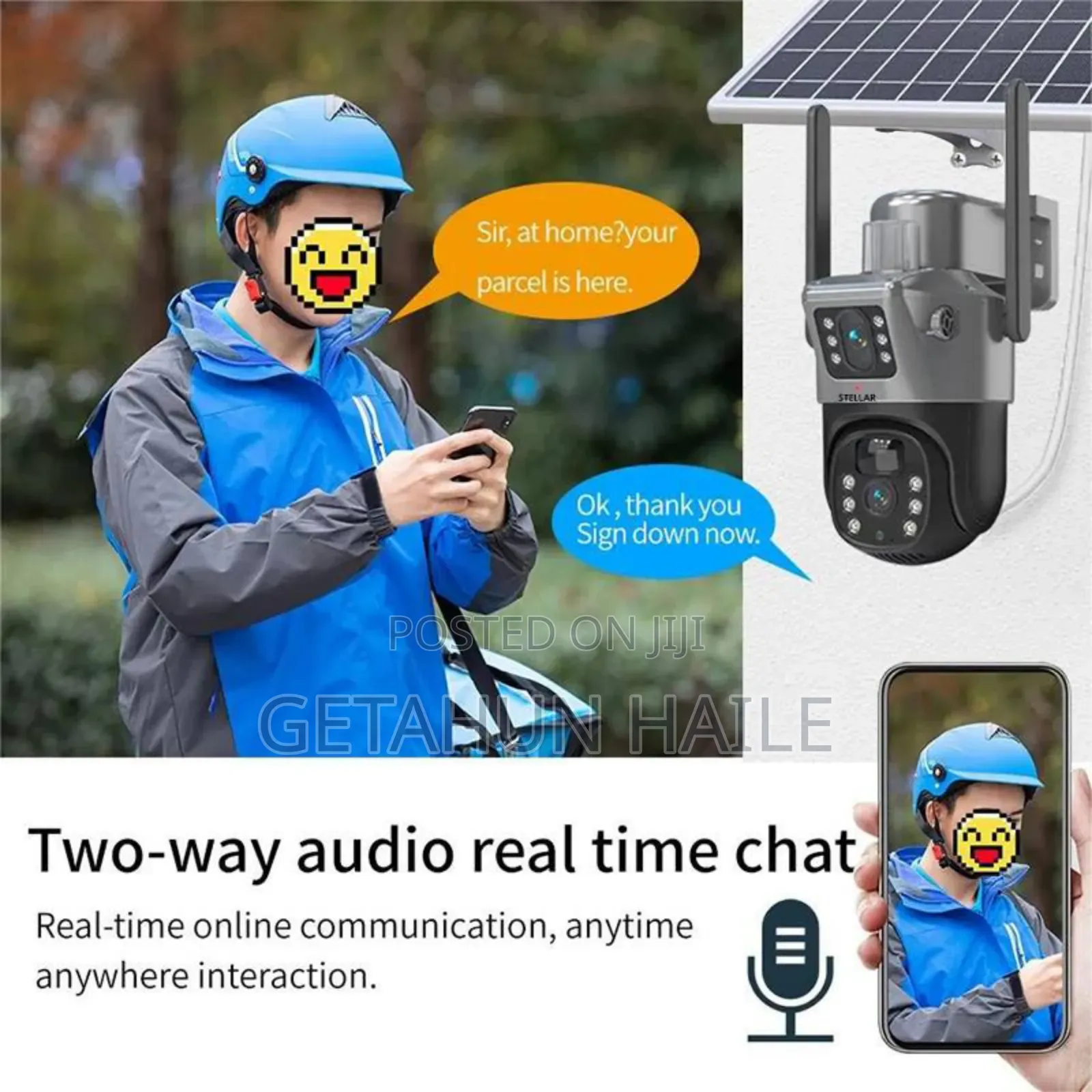 Stellar C600 Dual Lens Solar Security Camera