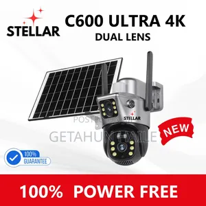 Stellar C600 Dual Lens Solar Security Camera