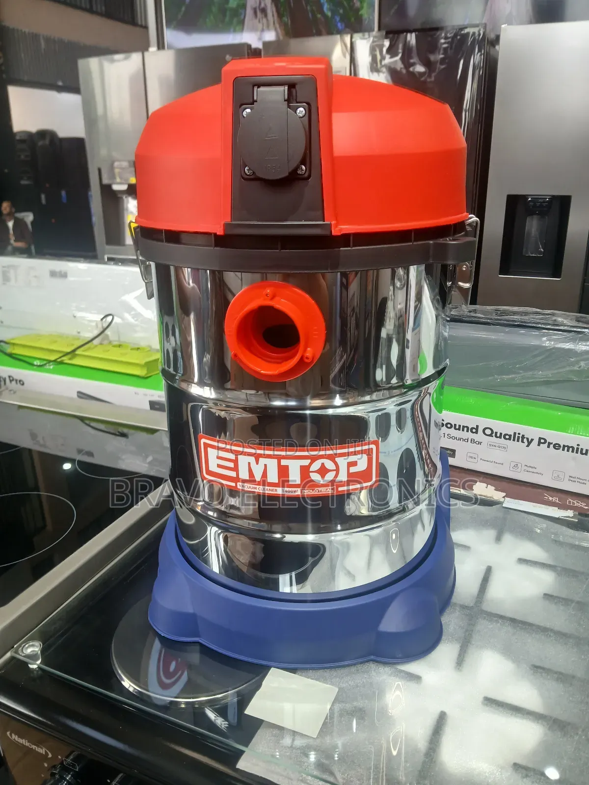 Emtop 30l Industrial Vacuum Cleaner – Big Capacity