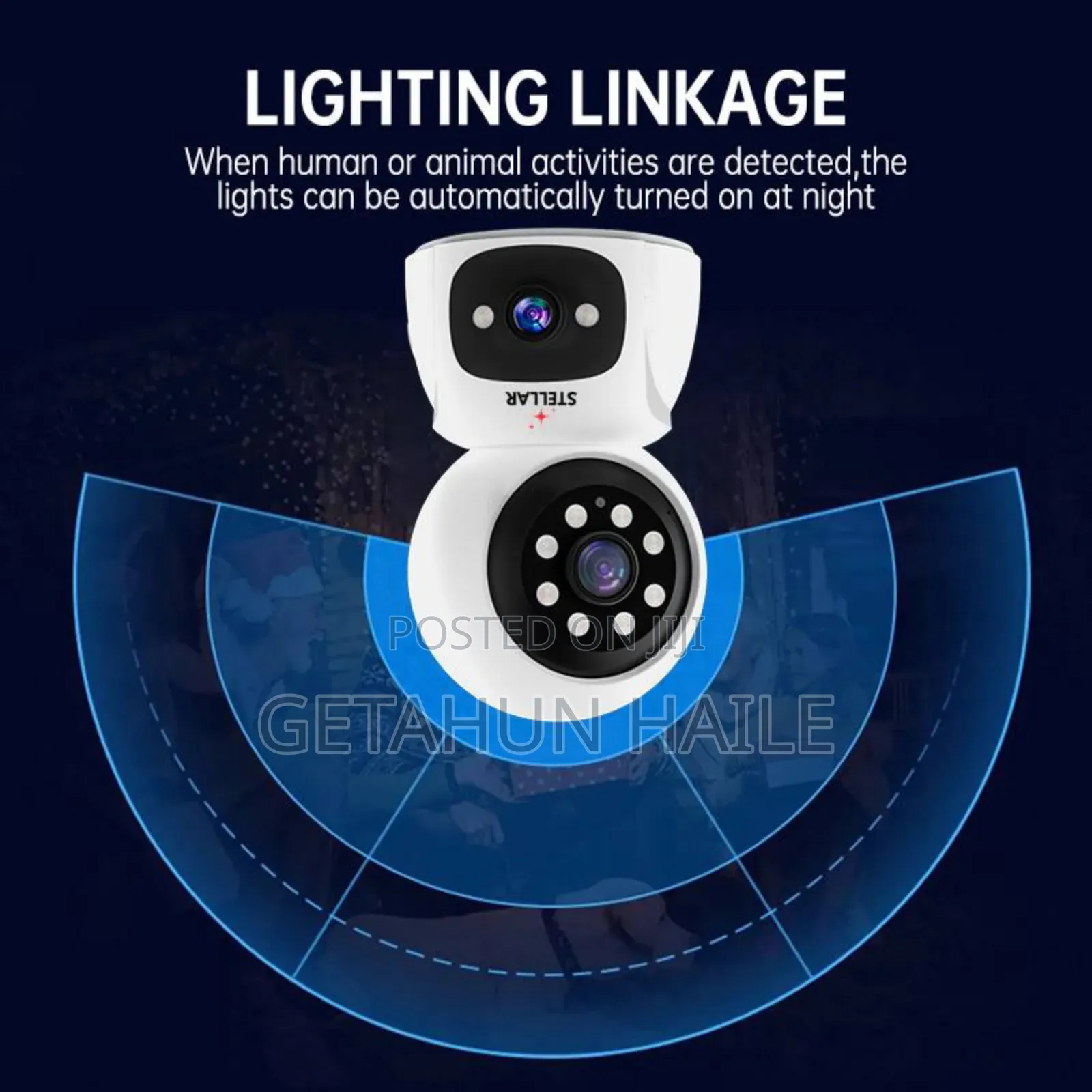 Stellar C402 Wifi and 4g Simcard Dual Lens Security Camera