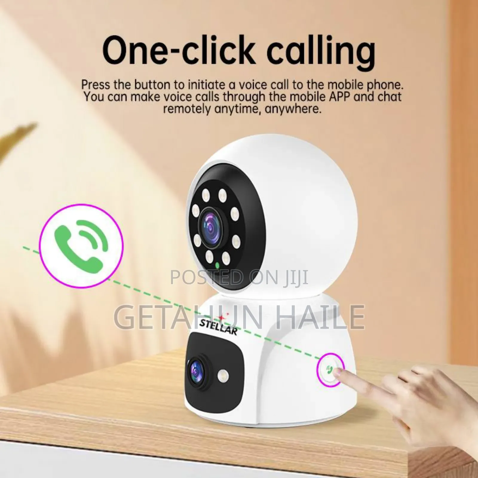 Stellar C402 Wifi and 4g Simcard Dual Lens Security Camera