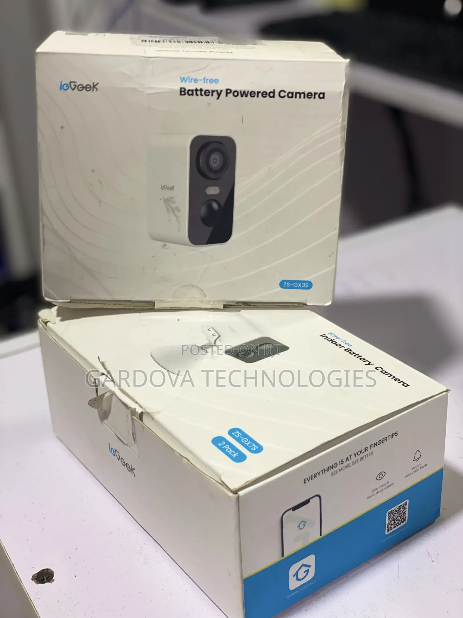 2 in One Wireless Battery Powered Security Camera