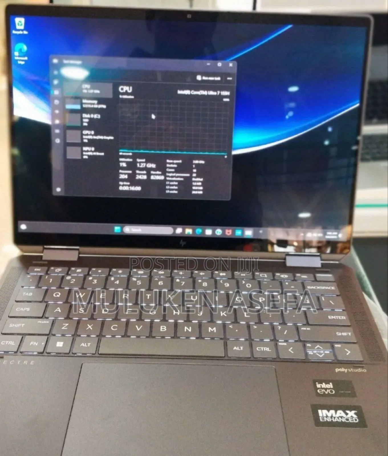 New Laptop HP Spectre 16GB Intel Core Ultra 7 SSD 1T