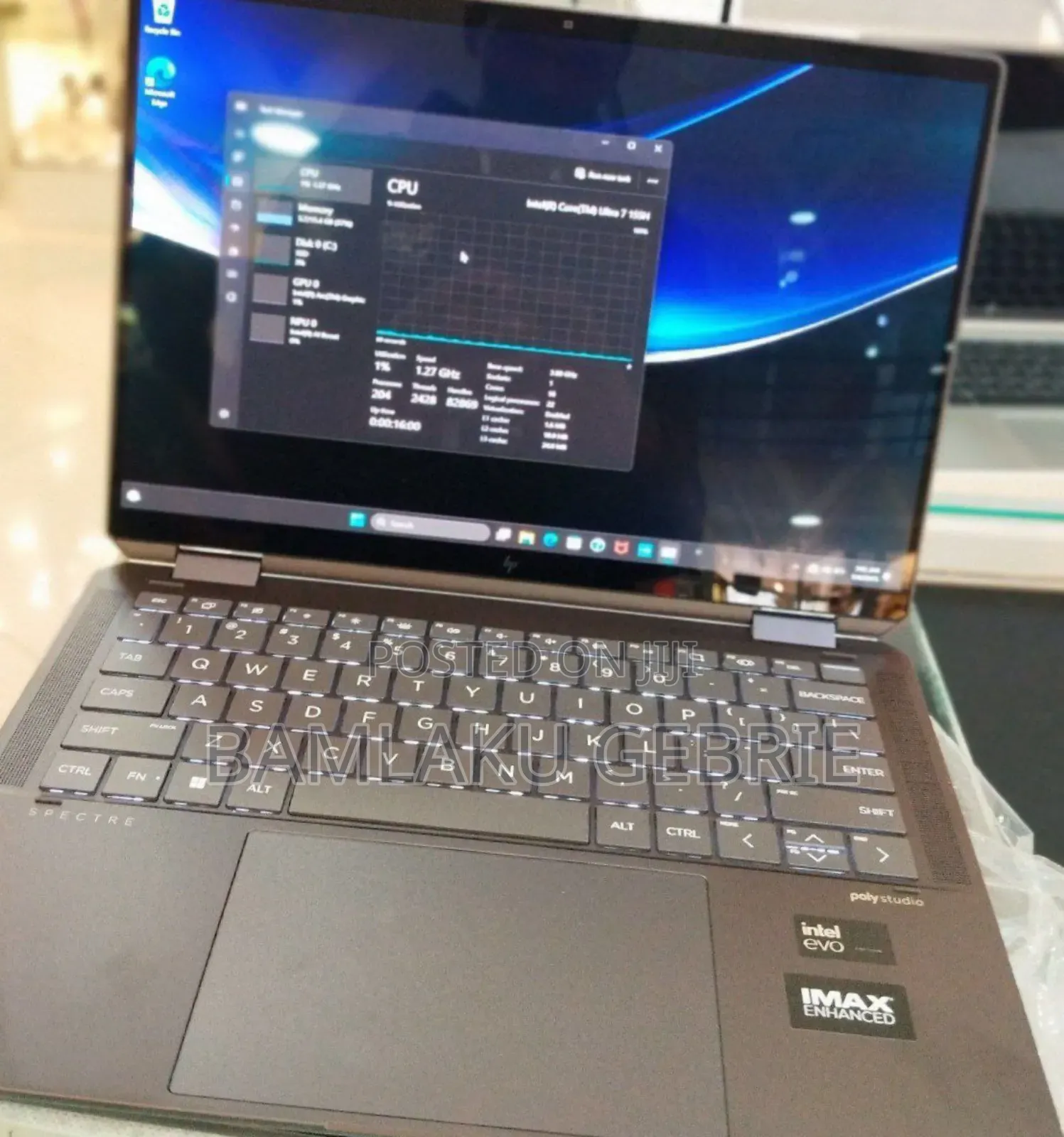 New Laptop HP Spectre X360 16GB Intel Core Ultra 7 SSD 1T