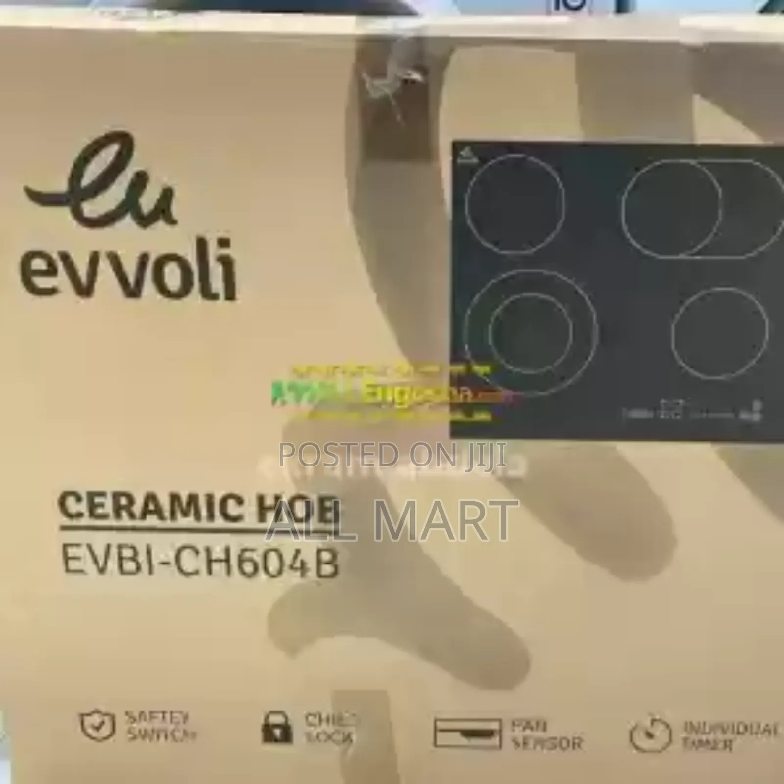 Evoli Ceramic Hob With Touch Pannel Control