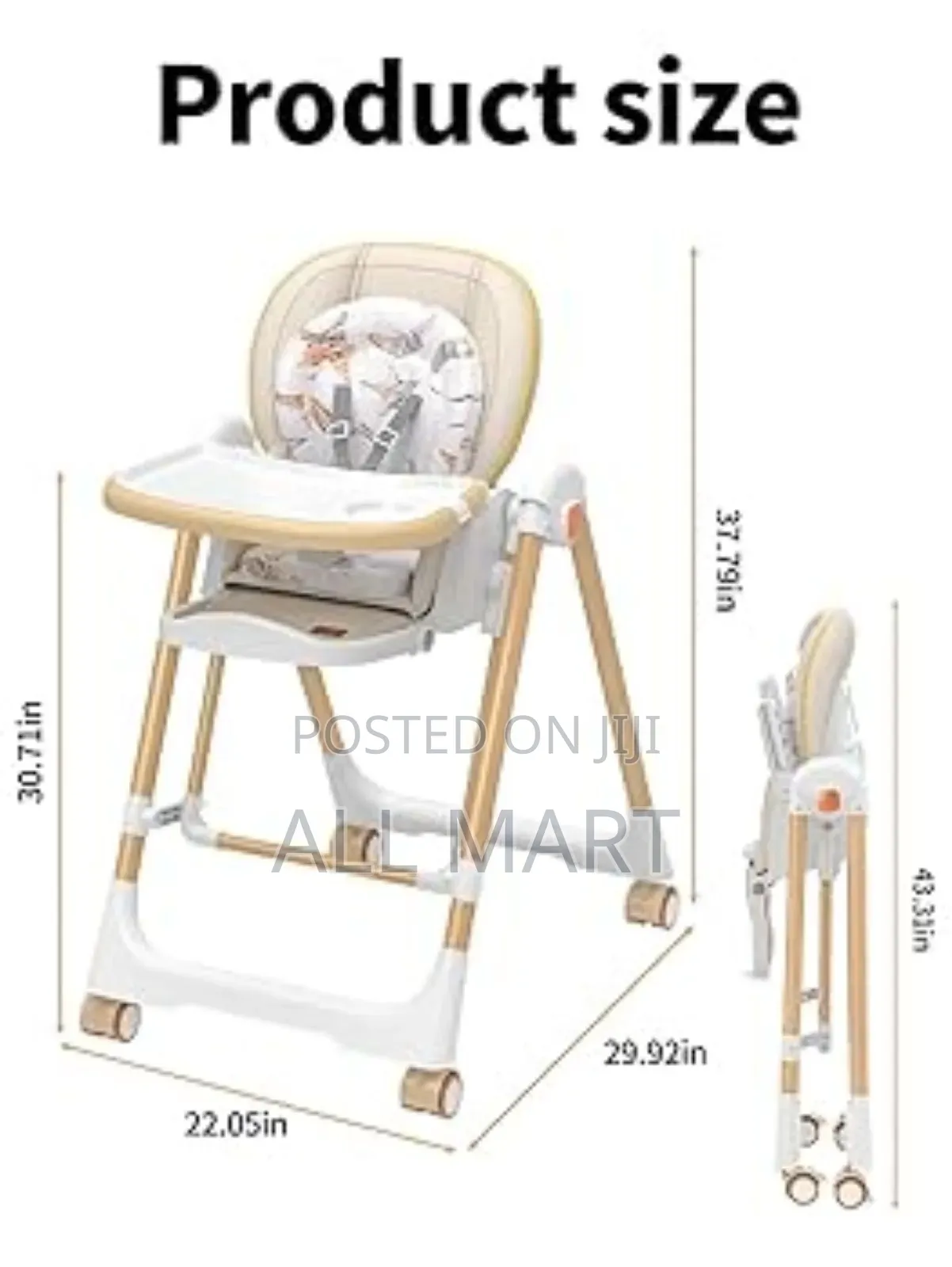 የልጆች መመገቢያ ወንበር Baby Highchair