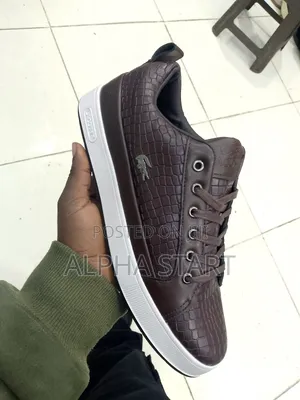 Lacoste High Master Quality Flat Lather Shoes for You