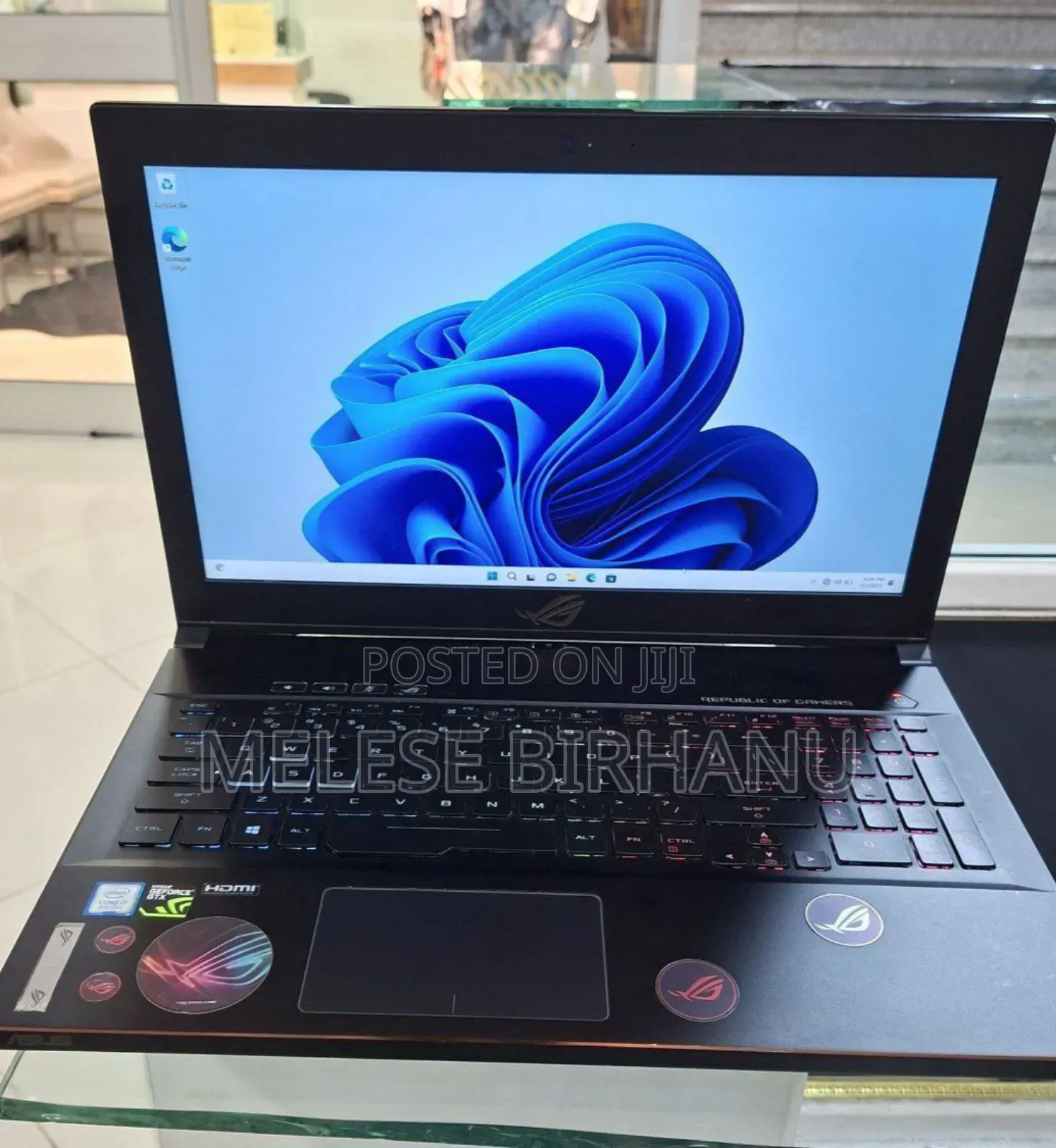 New Laptop Asus ROG Zephyrus G15 16GB Intel Core I7 HDD+SSD 1T