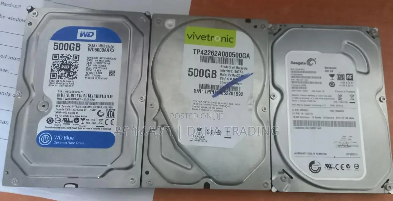 Internal HDD 500 Gb and 1 Tb