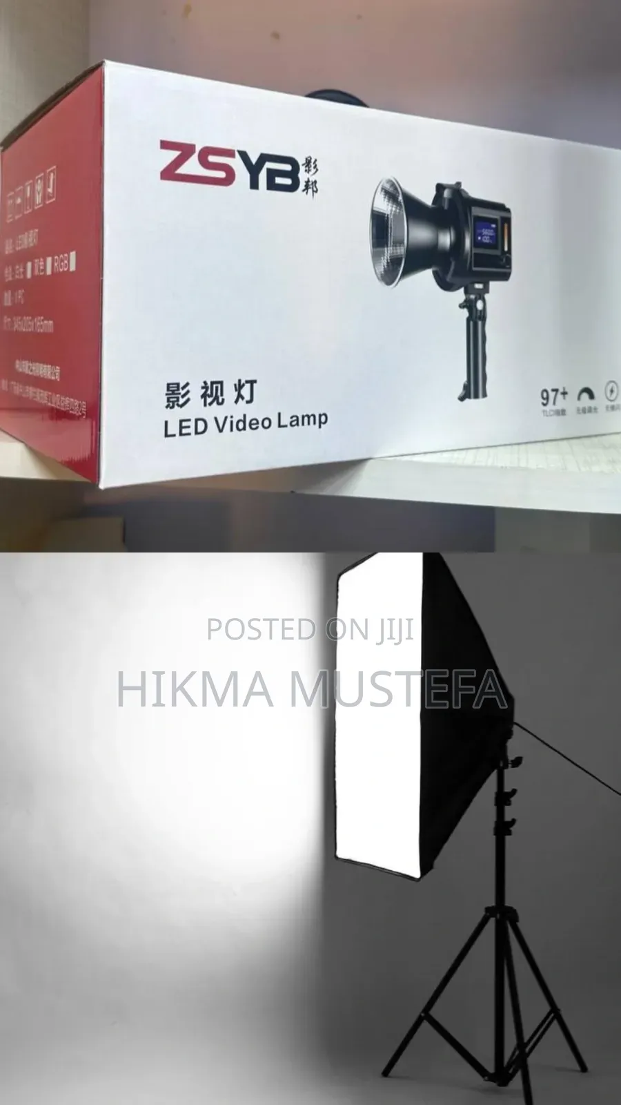 Zsyb Video Lamp Softbox