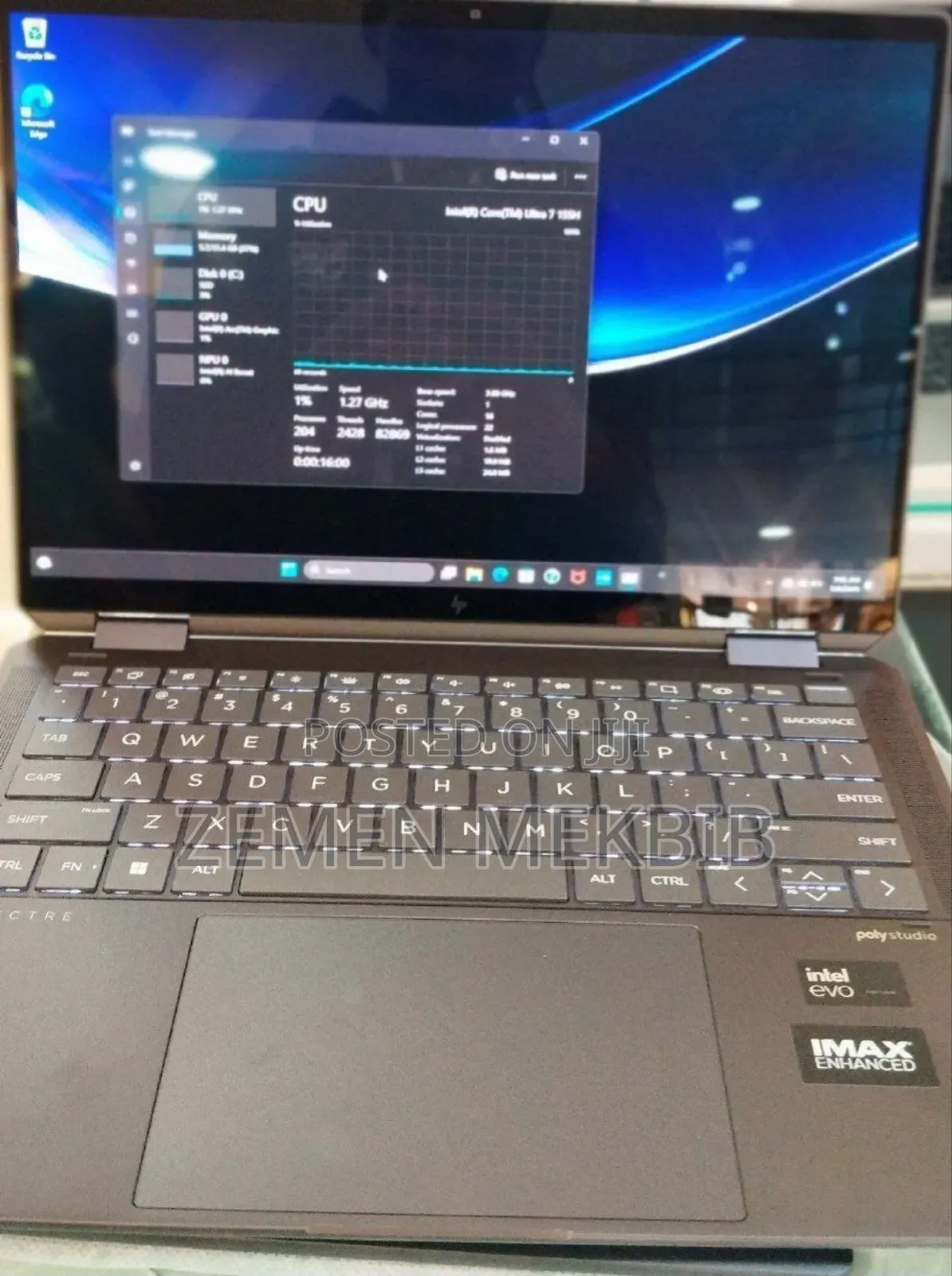 New Laptop HP Spectre X360 16GB Intel Core Ultra 7 SSD 1T