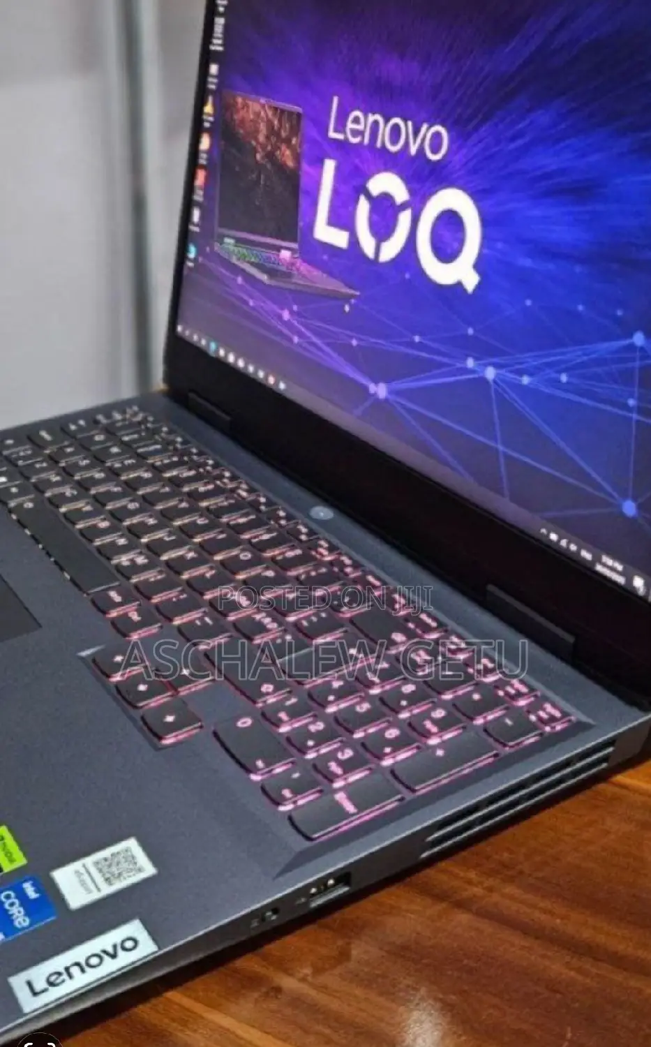 New Laptop Lenovo LOQ 15ARP9 16GB Intel Core I5 SSD 512GB