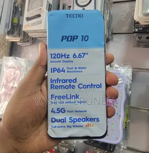 New Tecno Pop 10 128 GB Black
