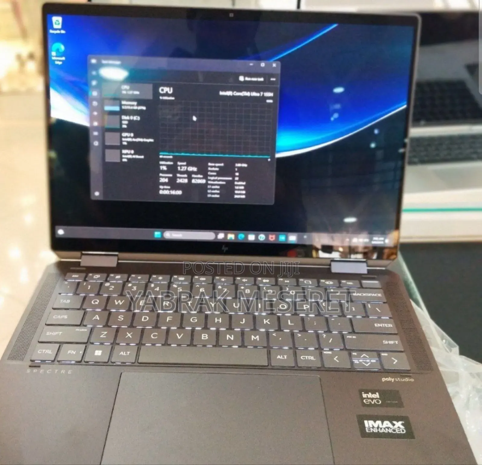 New Laptop HP Spectre X360 16GB Intel Core I5 SSD 1T