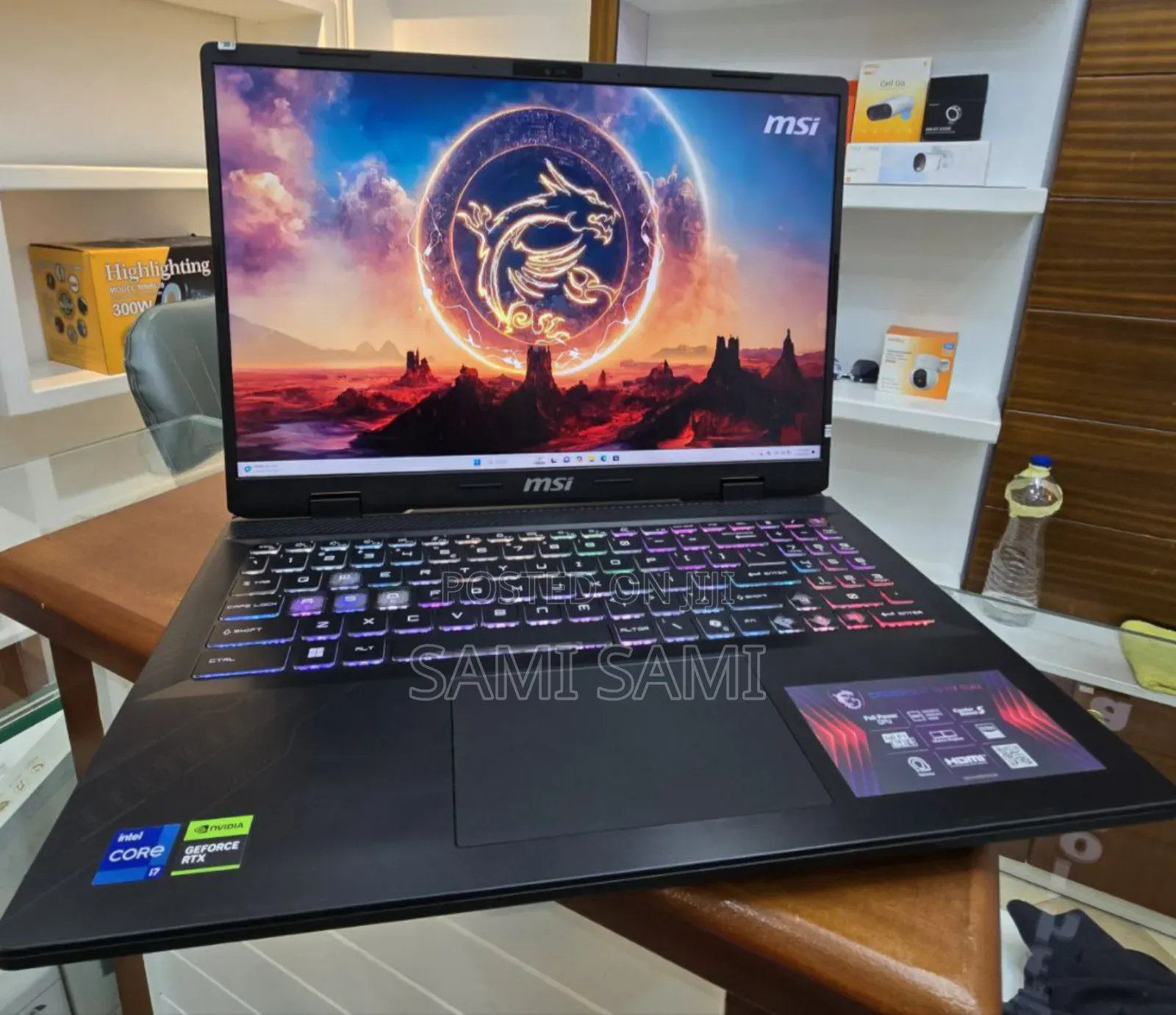 New Laptop MSI Crosshair 15 16GB Intel Core I7 SSD 1T