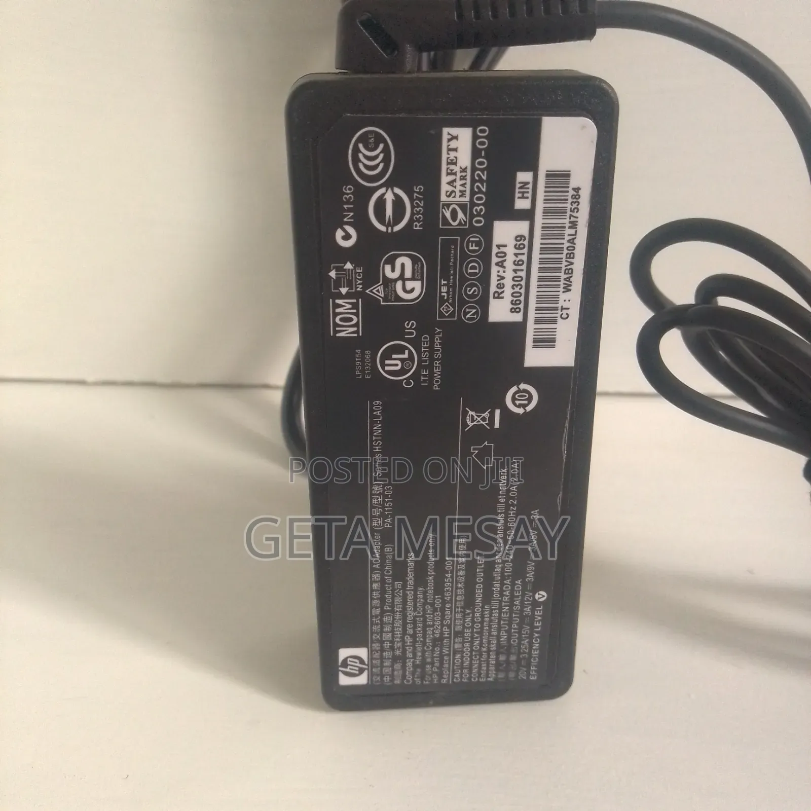 Hp Laptop Pc Charger 65-Watt Usb Type-C Laptop Charger