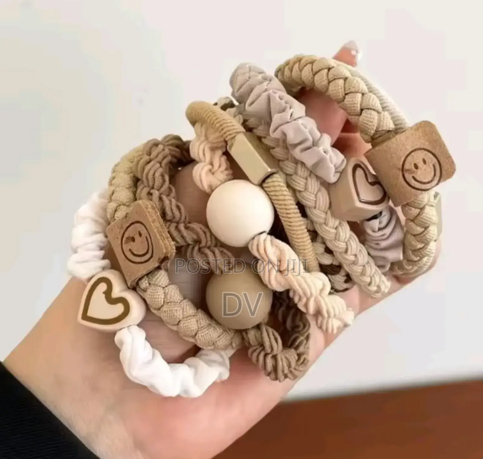 የፀጉር ማሰሪያ Leather Band 10 PCS