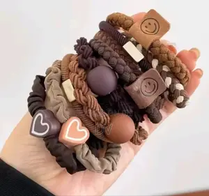 የፀጉር ማሰሪያ Leather Band 10 PCS