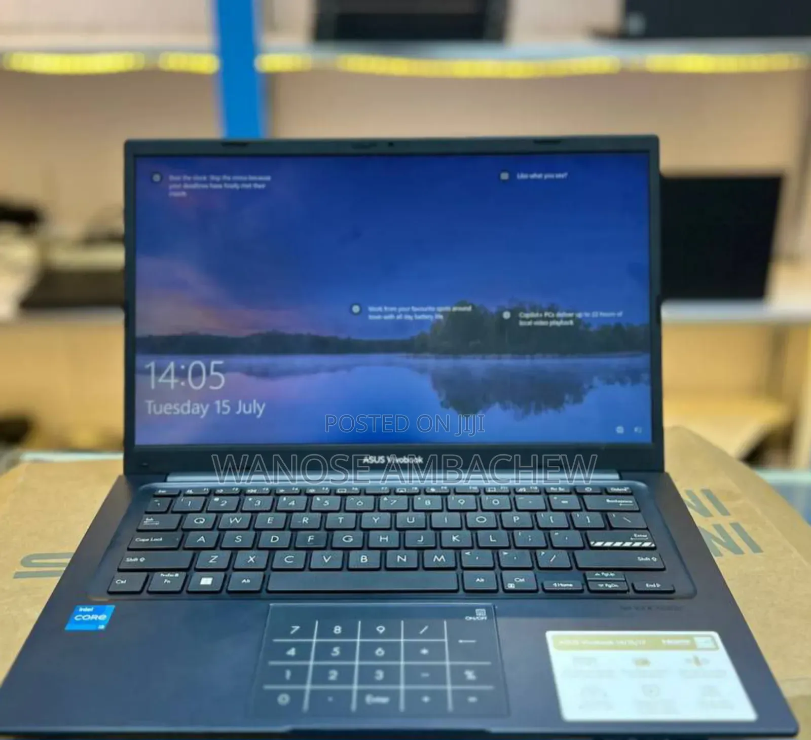 New Laptop Asus Vivobook 16 16GB Intel Core I3 SSD 512GB