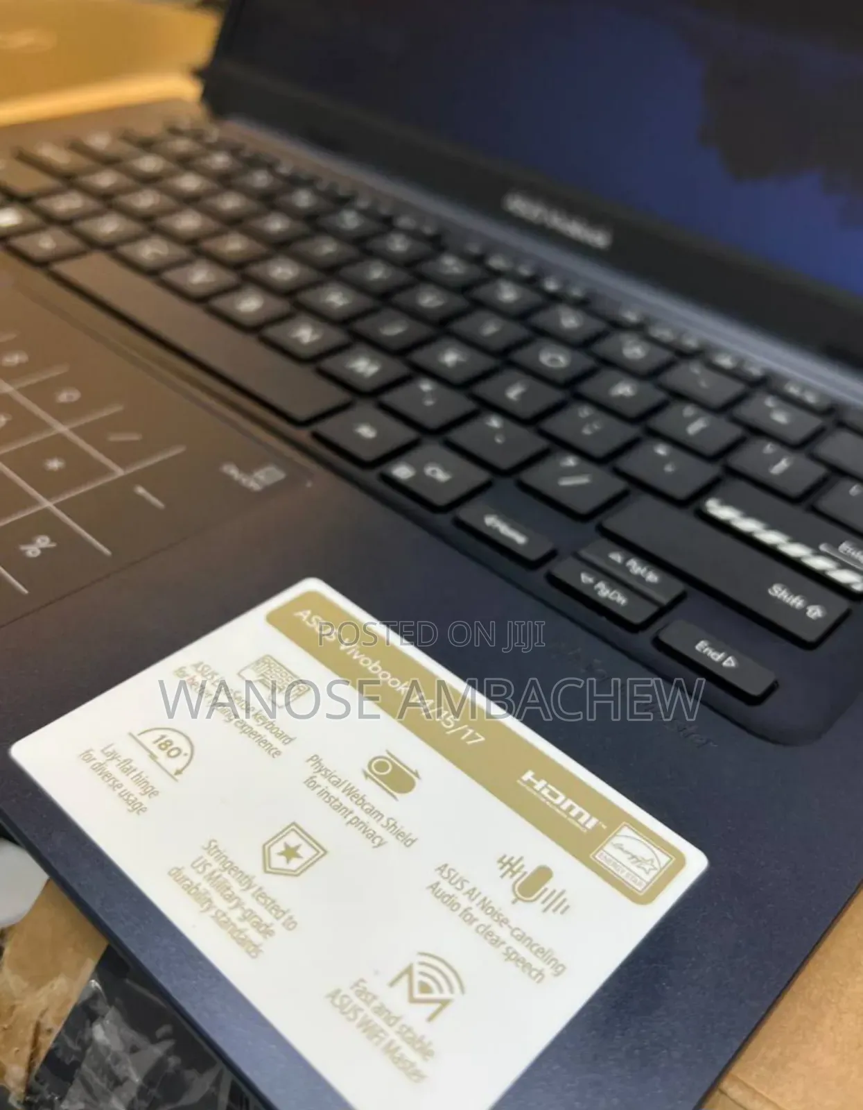 New Laptop Asus Vivobook 16 16GB Intel Core I3 SSD 512GB