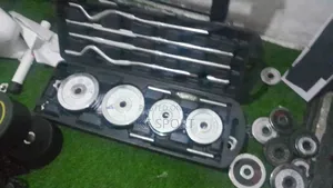 Dumbbell Barbell Combo Set