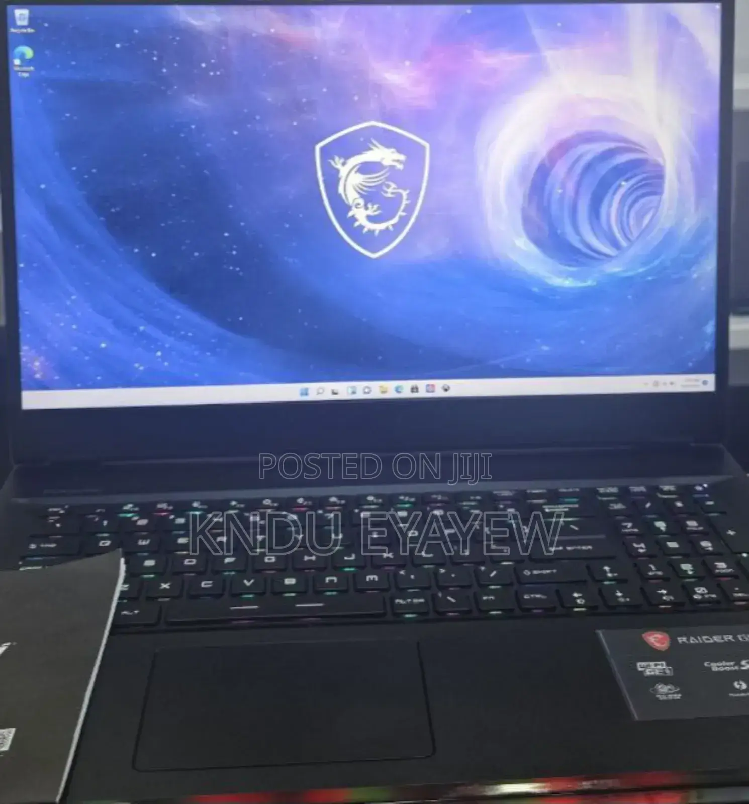 New Laptop MSI GF63 16GB Intel Core I9 SSD 1T