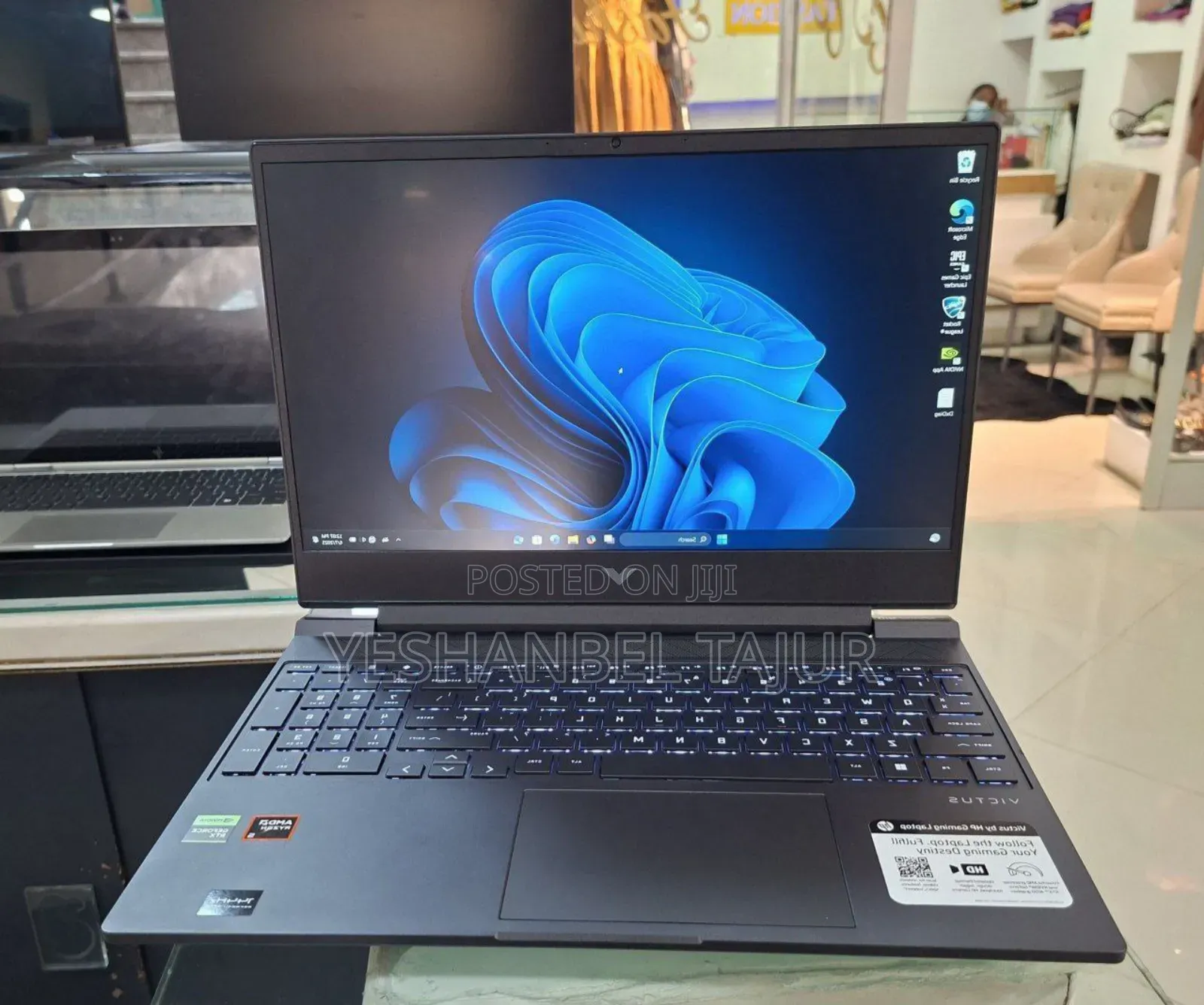 New Laptop HP Victus 15 16GB AMD Ryzen 5 SSD 512GB