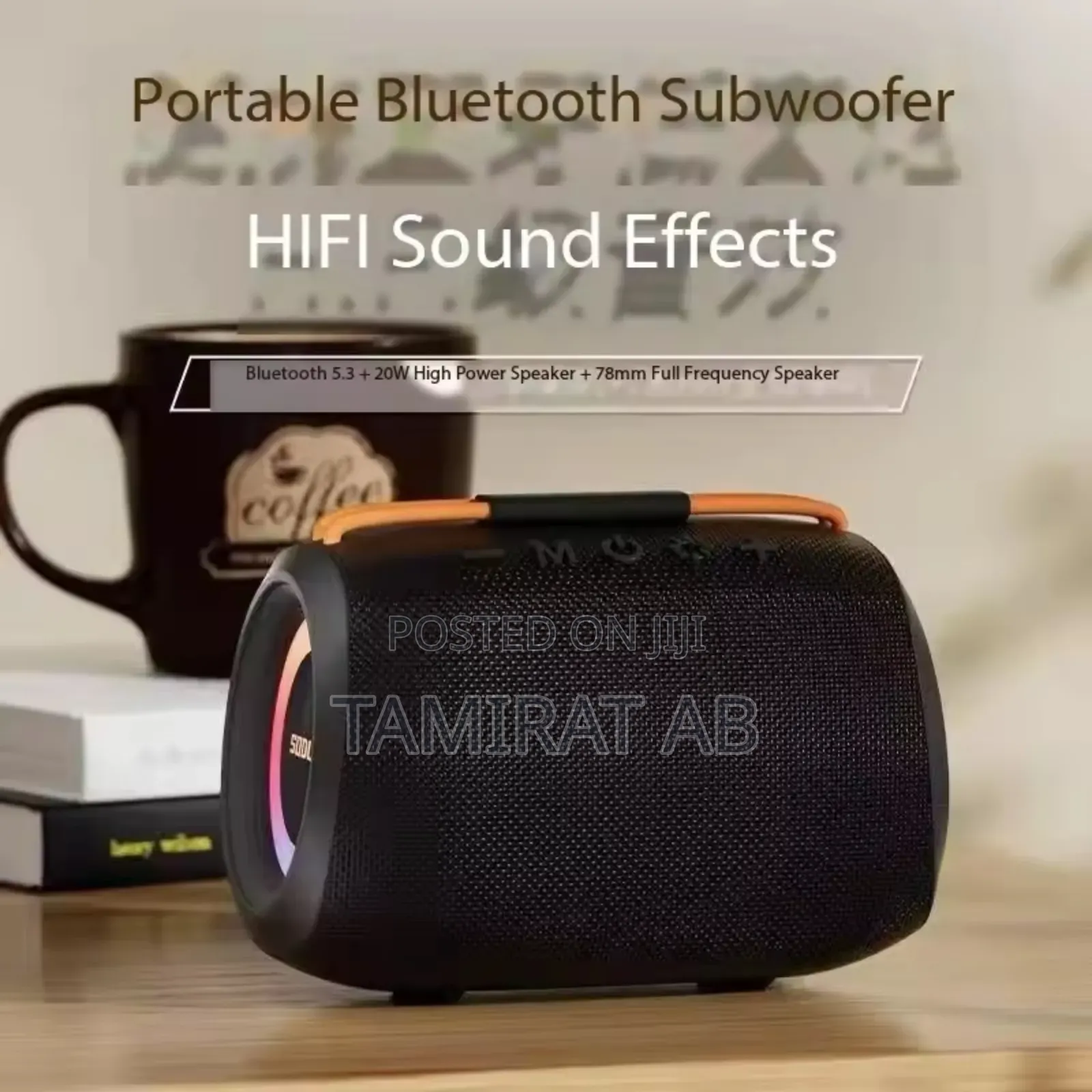 Sodlk Tx11 Portable Subwoofer 20w Bluetooth Speaker