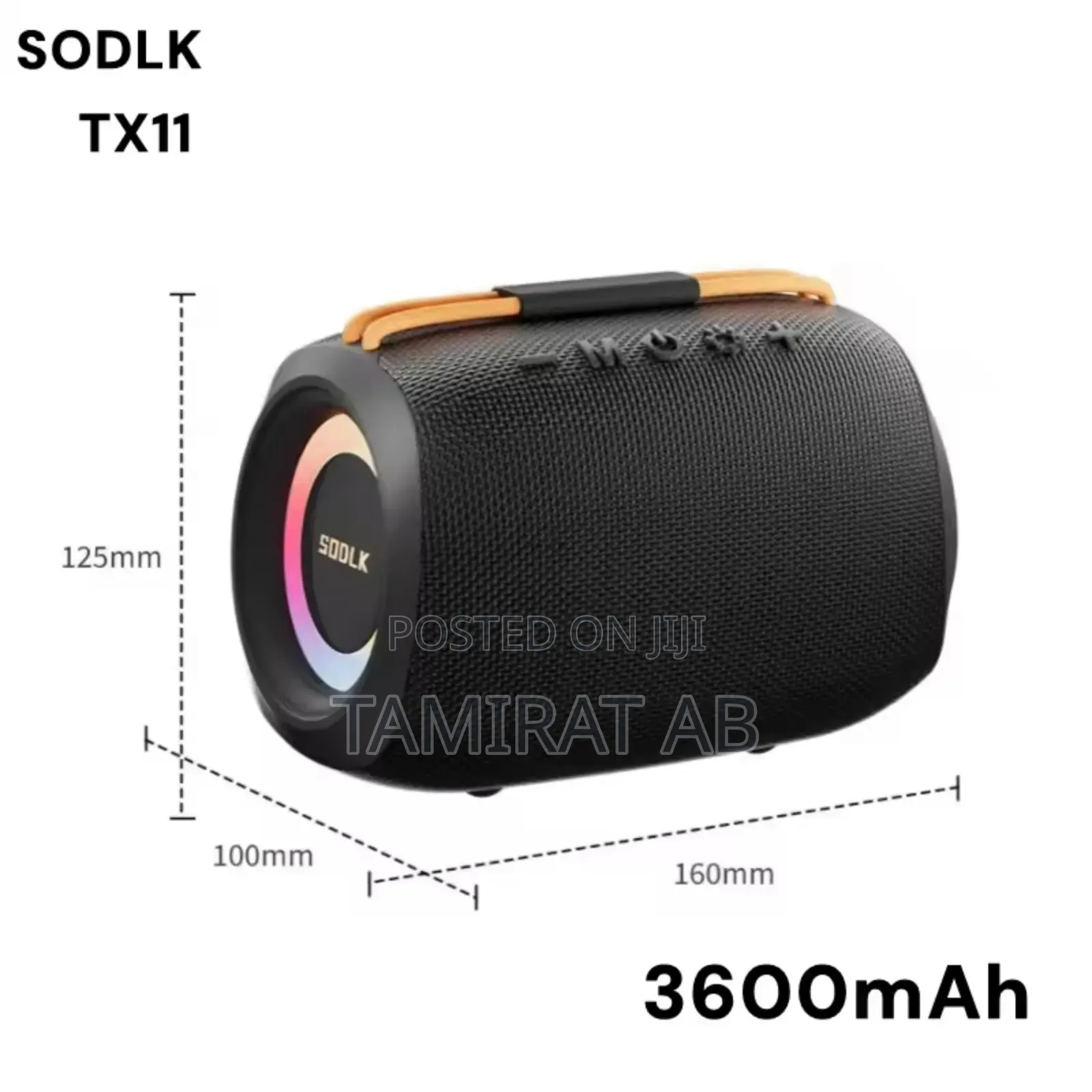 Sodlk Tx11 Portable Subwoofer 20w Bluetooth Speaker