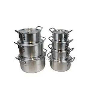 Photo - Dest 7-Piece Aluminum Cooking Pot Set With Lids
