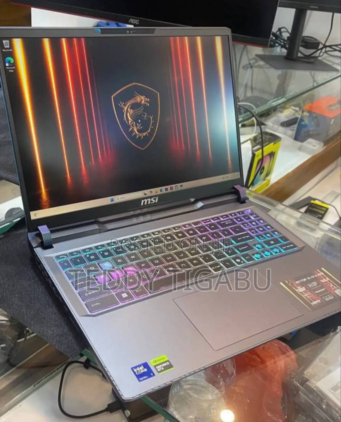 New Laptop MSI 16GB Intel Core I9 SSD 1T